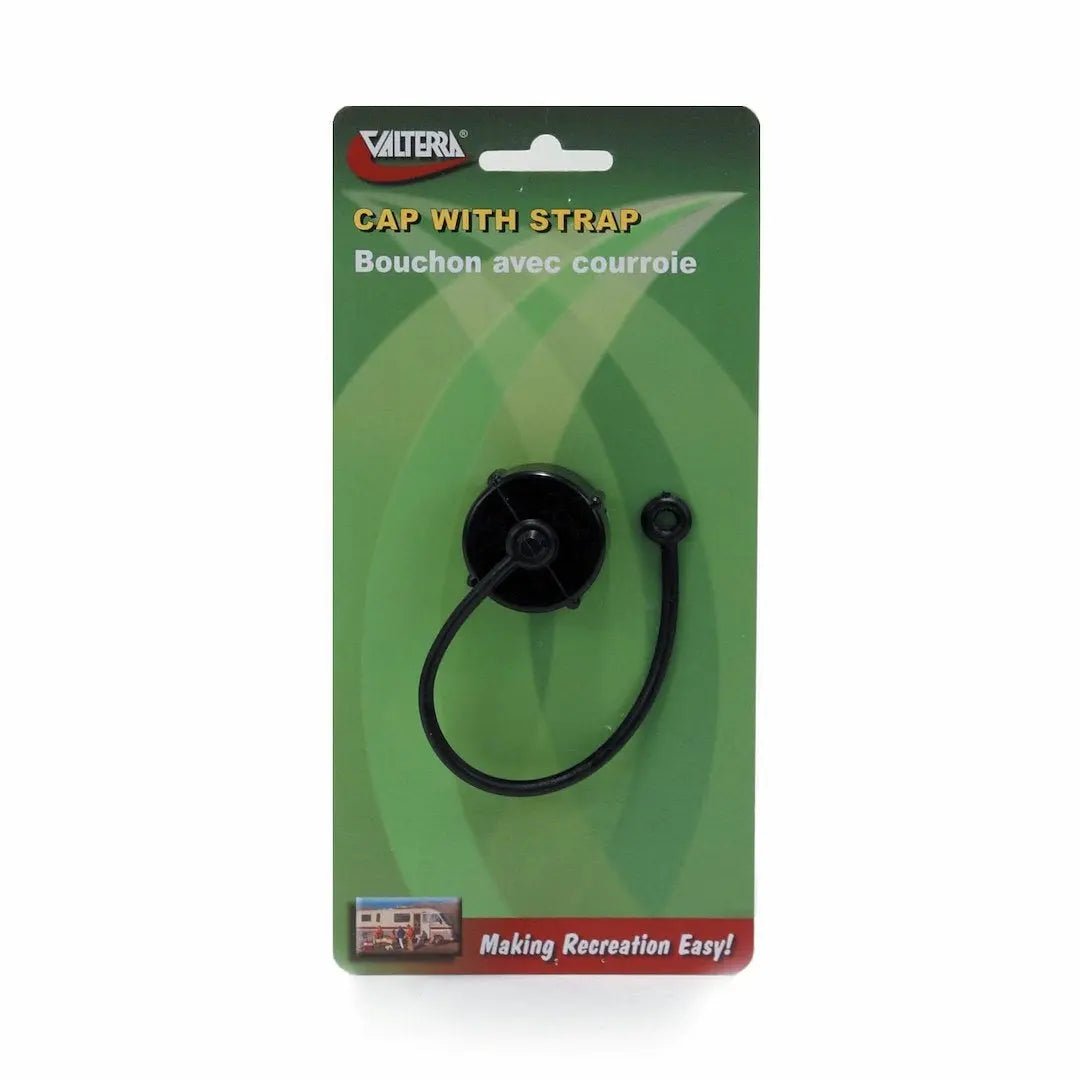 Valterra LLC 3/4 Inch Black Hose Cap - Durable Protective Cover