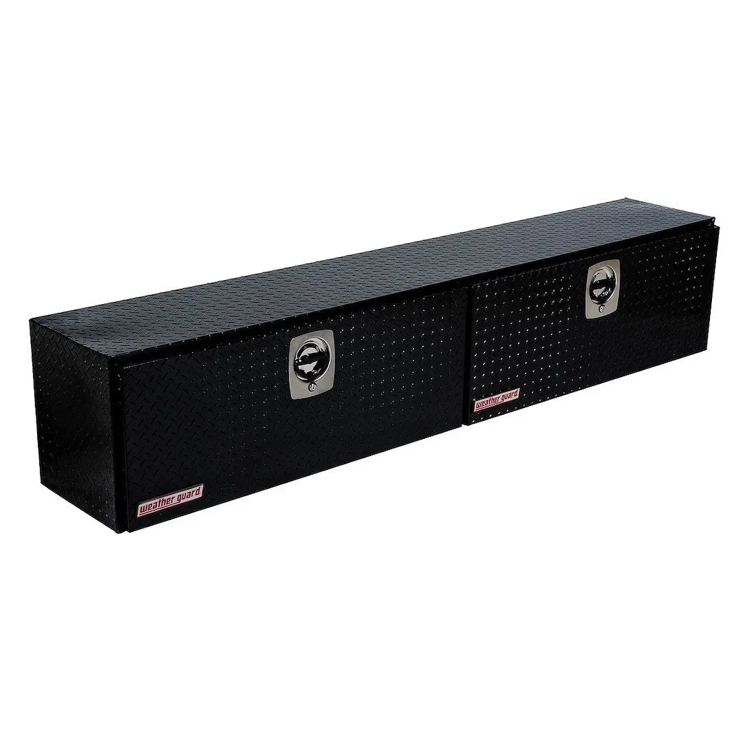 WeatherGuard Aluminum High Side Truck Tool Box - Black, Part #390502