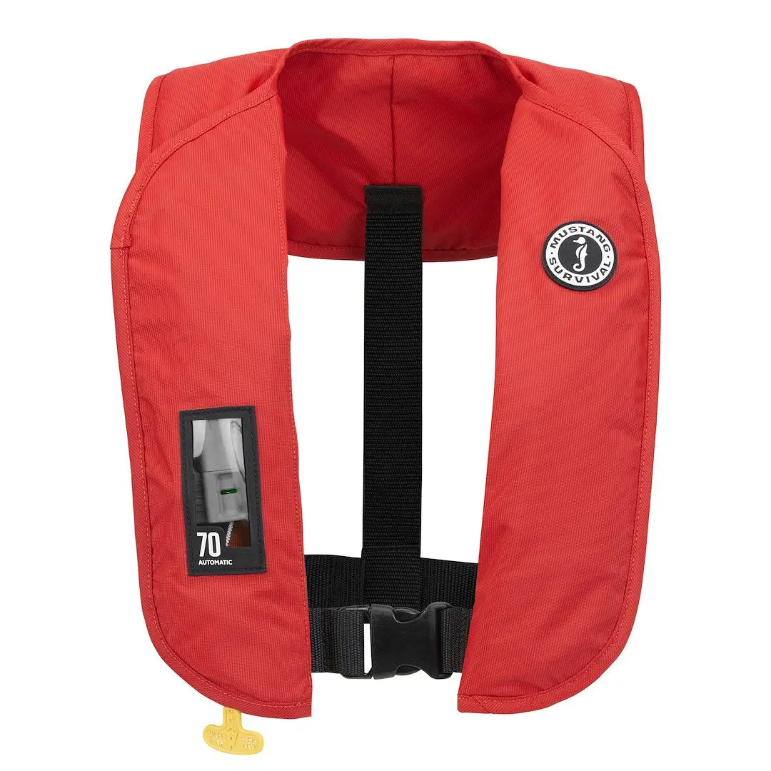 Mustang Survival MIT 70 Auto Inflatable PFD Red - Life Jacket with Auto-Inflation Technology