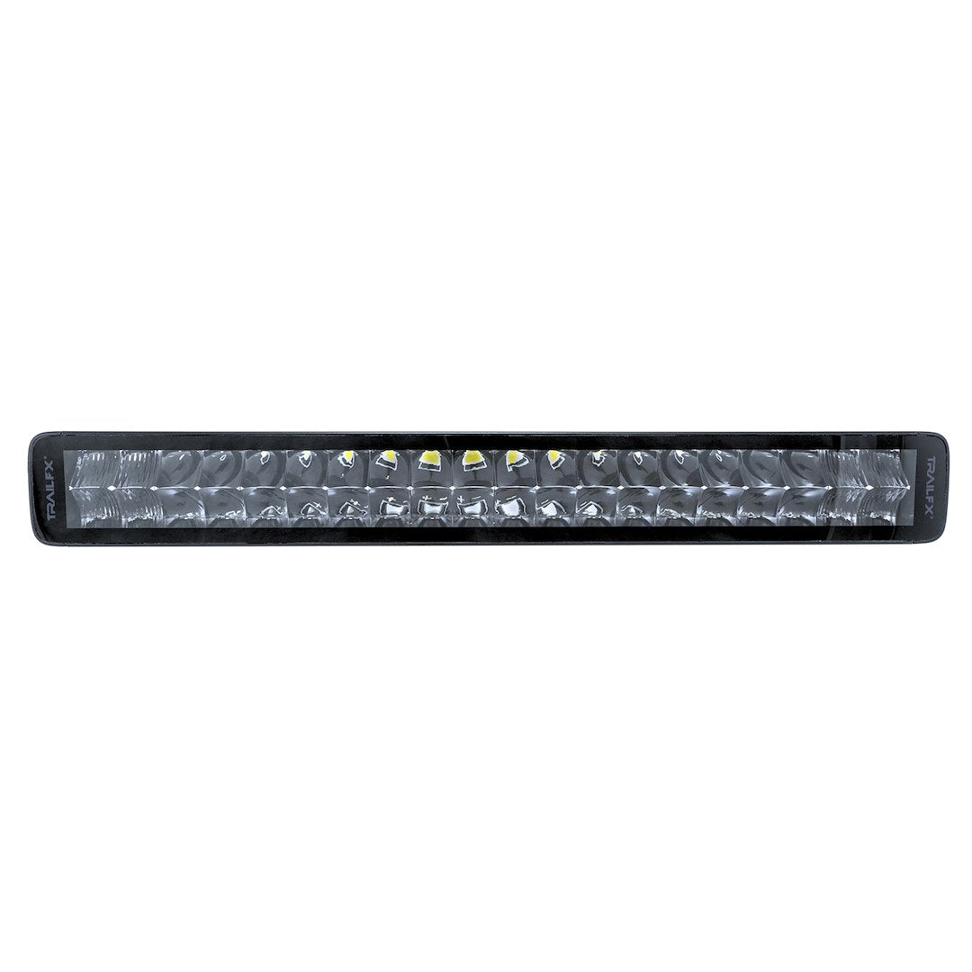 TrailFX 20-inch Double Row LED Light Bar with Black Lens Cover - Model 20DRBKCM