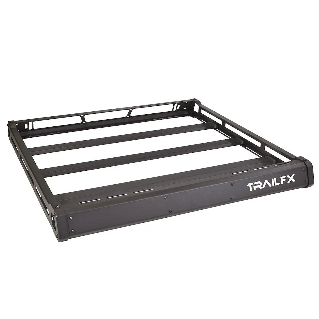 TrailFX Aluminum Basket Rack for Jeep JL/JT Hardtop - Fits 2018-2023 Jeep Wrangler and Gladiator