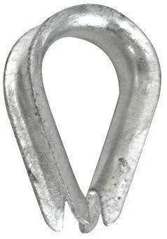 Whitecap Industries Galvanized Rope Thimble - 1/2 Inch