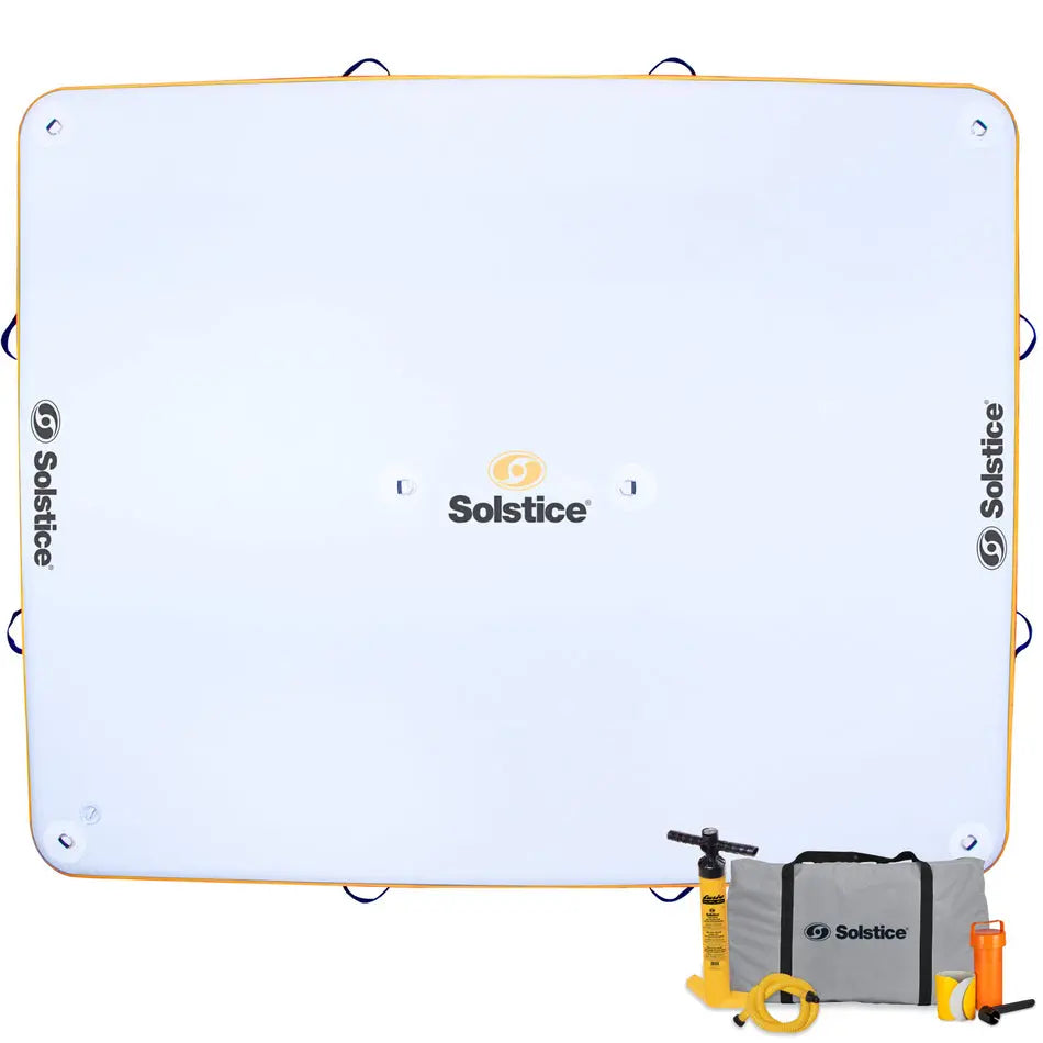Solstice Water 10' x 10' Inflatable Dock for Easy Water Access