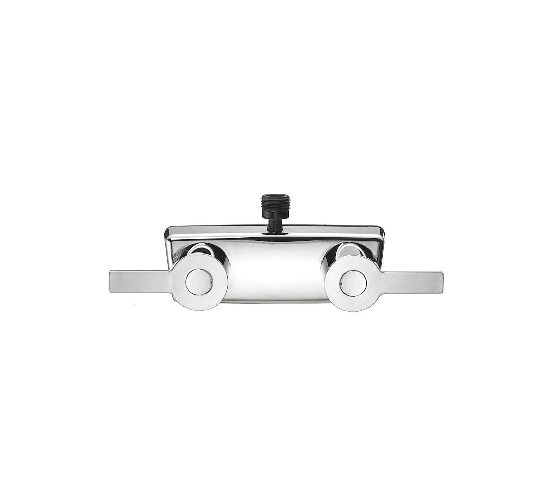 DURA FAUCET DFSA100MCP Modern RV Shower Faucet in Chrome Finish