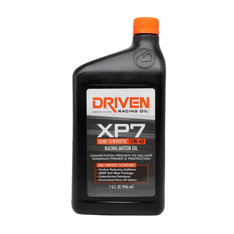 Driven Race XP7 Quarter 10W-40 Engine Oil - High-Performance Motor Oil for Racing and Daily Driving