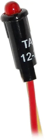 Blue Sea LED Red Indicator Light 11/64 inch 12VDC - Part Number 8171BSS