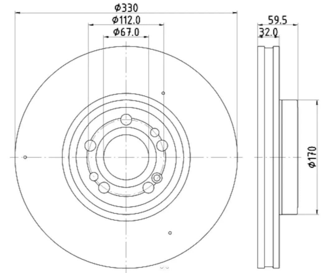 HELLA Brake Disc Part 355132331 for Enhanced Vehicle Performance