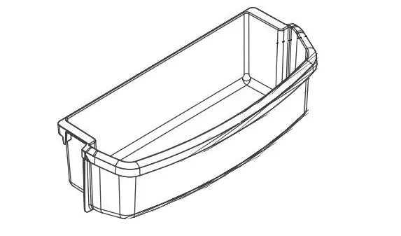DAVE CARTER NR636747 Short Bin Door - Durable Storage Solution