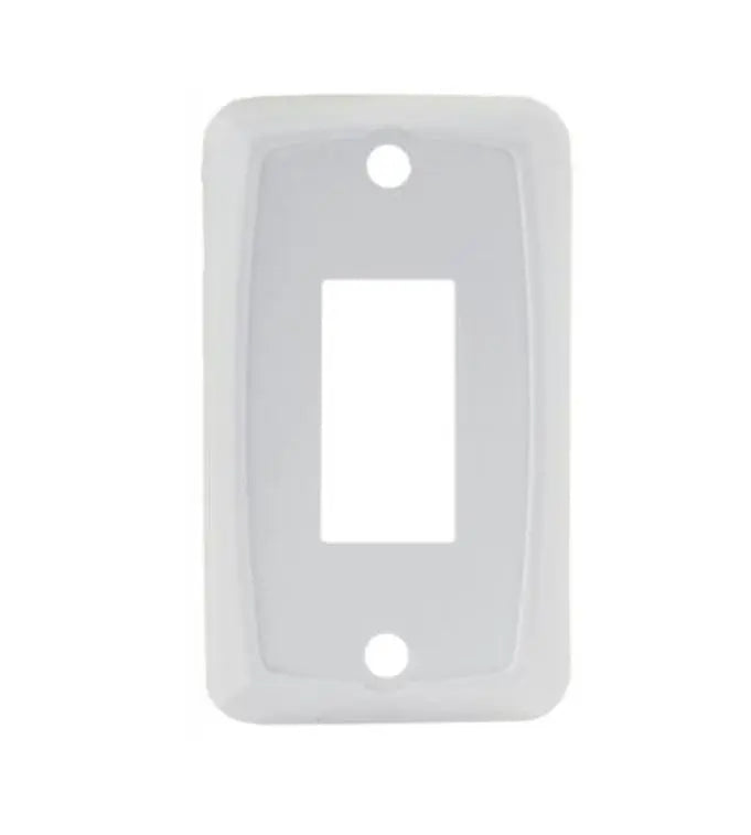 JR Products Single Face Plate W (Part Number 128415)