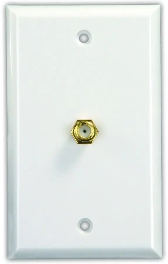 JR Products Interior Cable TV Plate Part Number 47785