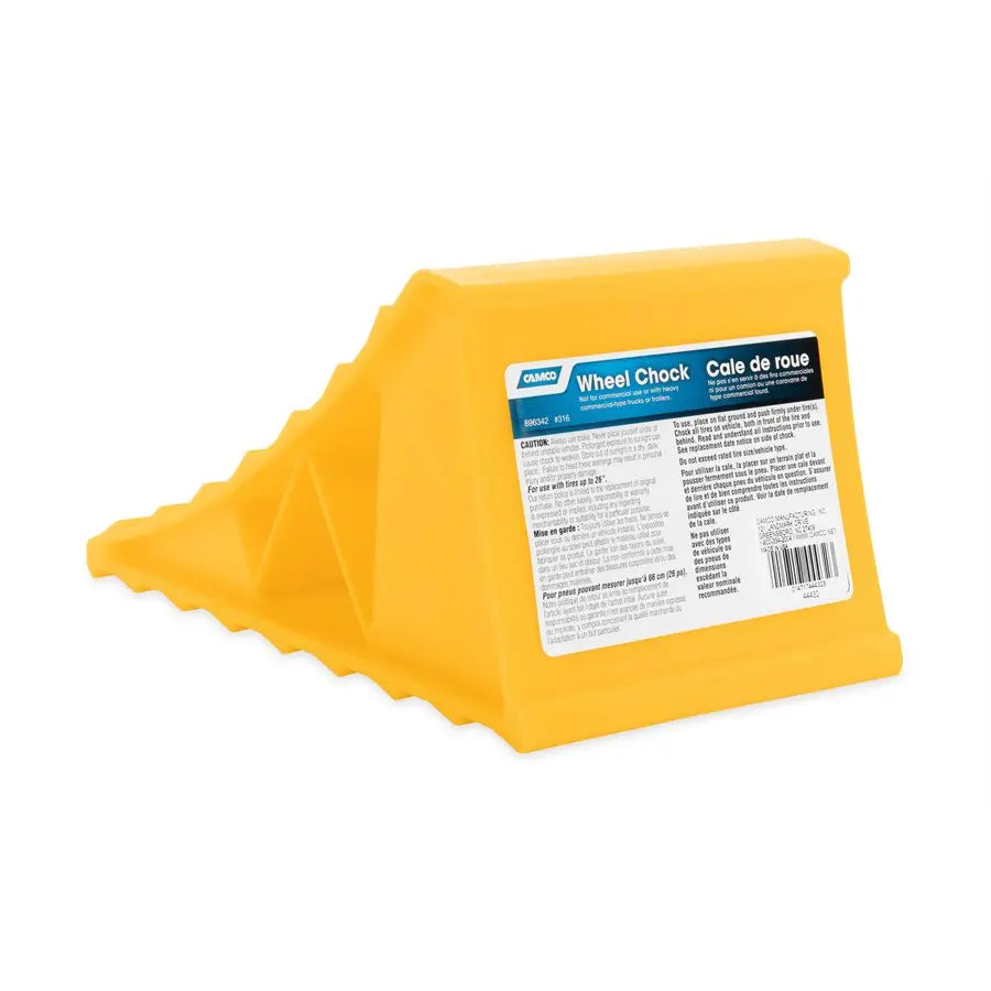 Camco 44432 Wheel Chock Bulk for Secure Vehicle Stabilization