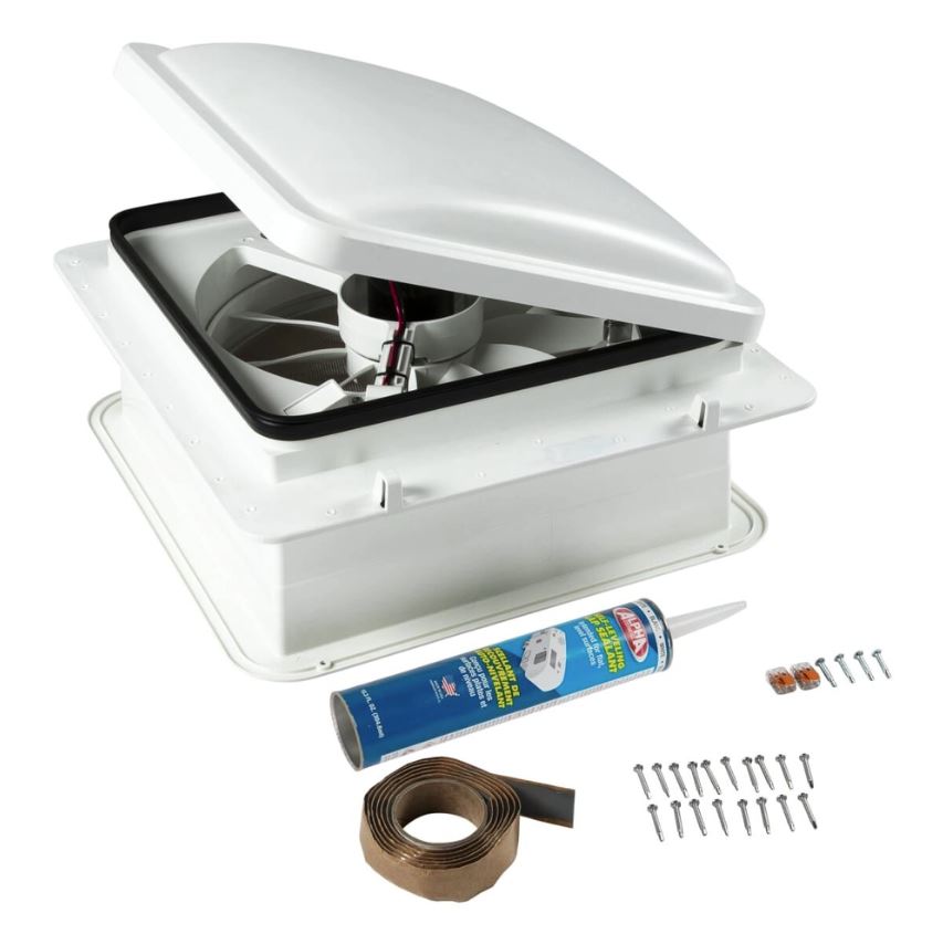 Furrion LLC RV Roof Vent Fan with Lid - Part Number 2023042193