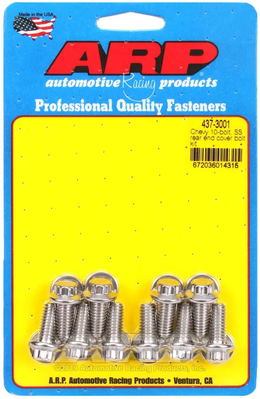 ARP RR End CVR Bolt Kit - Part Number 4373001 for Reliable Wheel End Cover Installation
