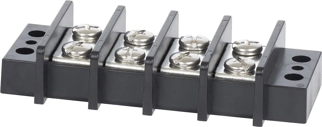 Blue Sea Systems 2604BSS Terminal Block for 4 Circuits, 65A Capacity
