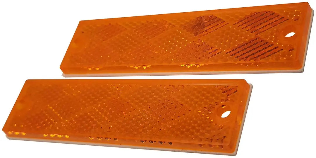 Peterson MFG V487A Amber Reflector - Durable Automotive Safety Signal