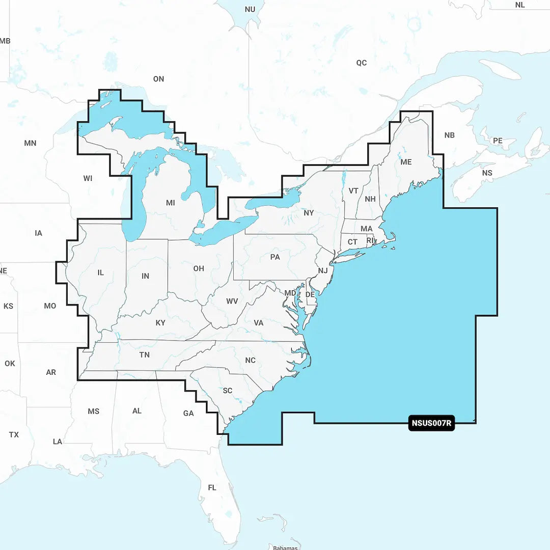 Garmin Carto U.S. East Navigation Map - Part Number 010C129120