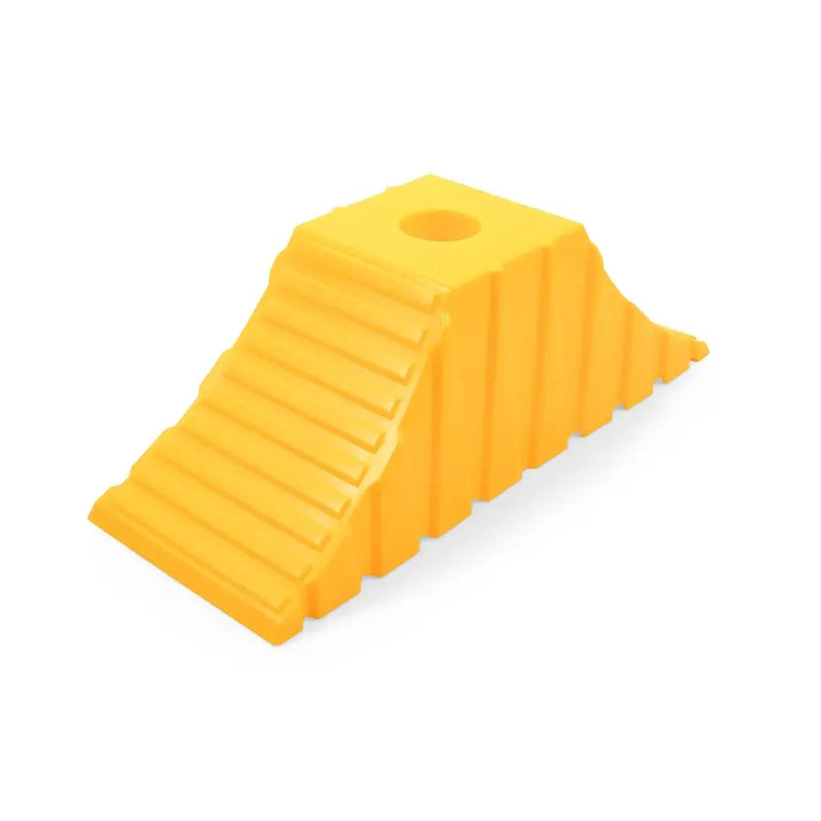 Camco Tandem Wheel Chock (Part 44435) for Safe Vehicle Stabilization