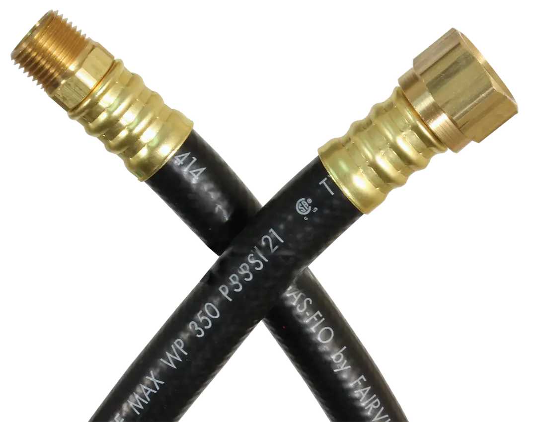 JR Products 24' 3/8 Inch OEM LP Supply Hose - Standard Length for Propane Systems