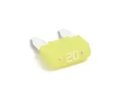Littelfuse MIN20BP Mini Fuse – 20 Amp, Pack of 5
