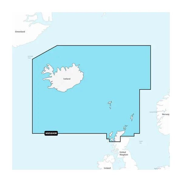 Garmin Carto ICELAND TO ORKNEY Garmin Navionics+ Part 010C124620