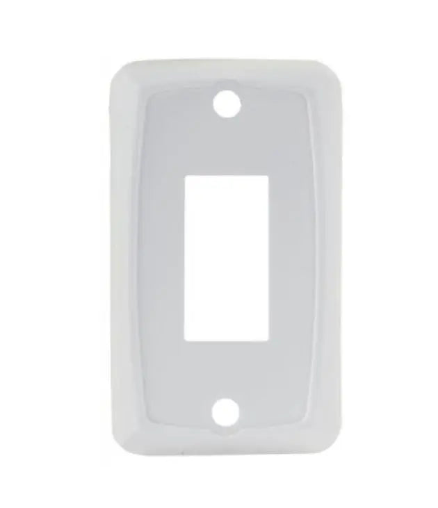 JR Products Single Face Plate W (Part Number 12845) – Durable Wall Mount Hardware