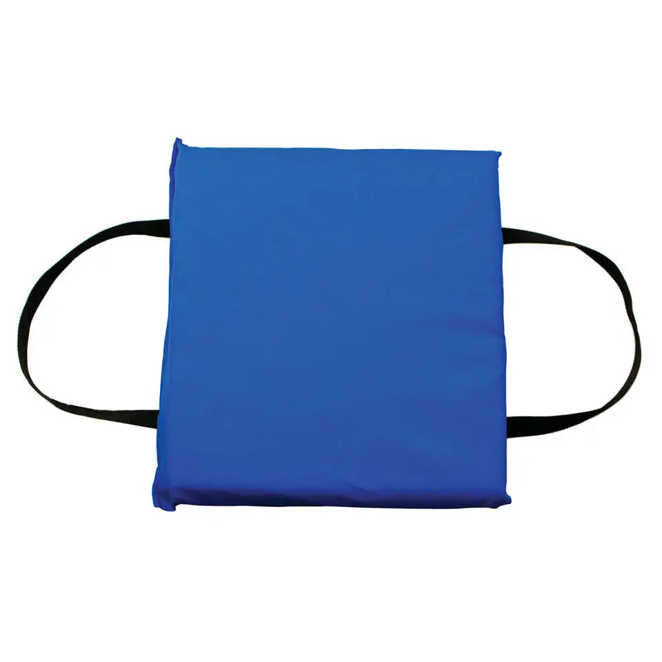 Onyx Outdoor Blue Throwable Foam Cushion - Comfortable and Durable