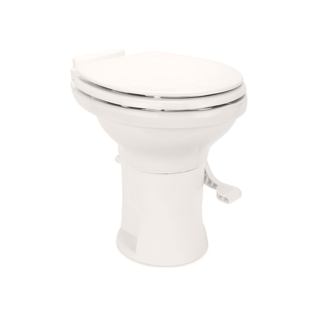 Camco Gravity Toilet Bone Model 41715 for RV and Marine Use