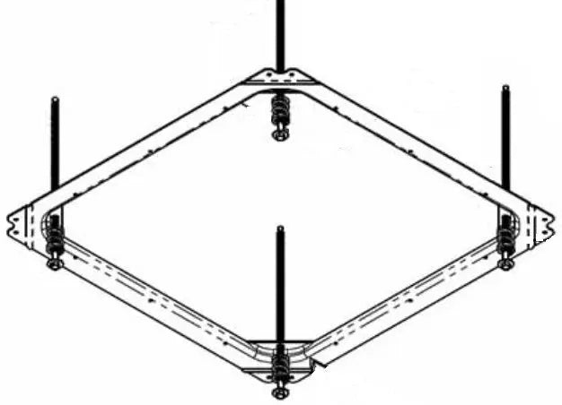 Coleman RVP MTG Frame & Bolt Kit Part 8333A1031 for RV Maintenance