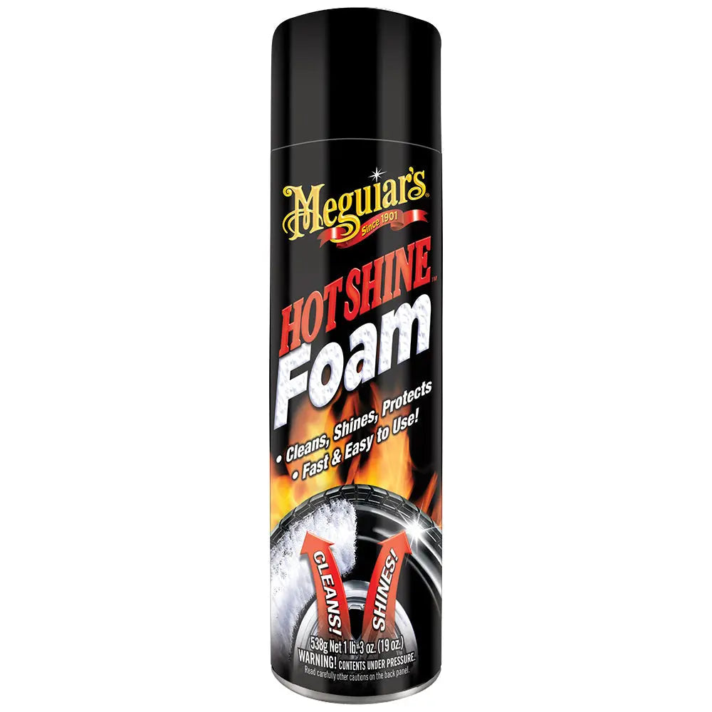 Meguiar's Wax Hot Shine Tire Foam - Long-Lasting Tire Shine Solution
