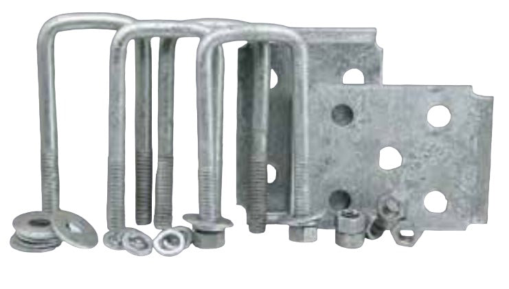 Dextr Marine Axle Tie Plate Kit for 2-3/8 inch Diameter