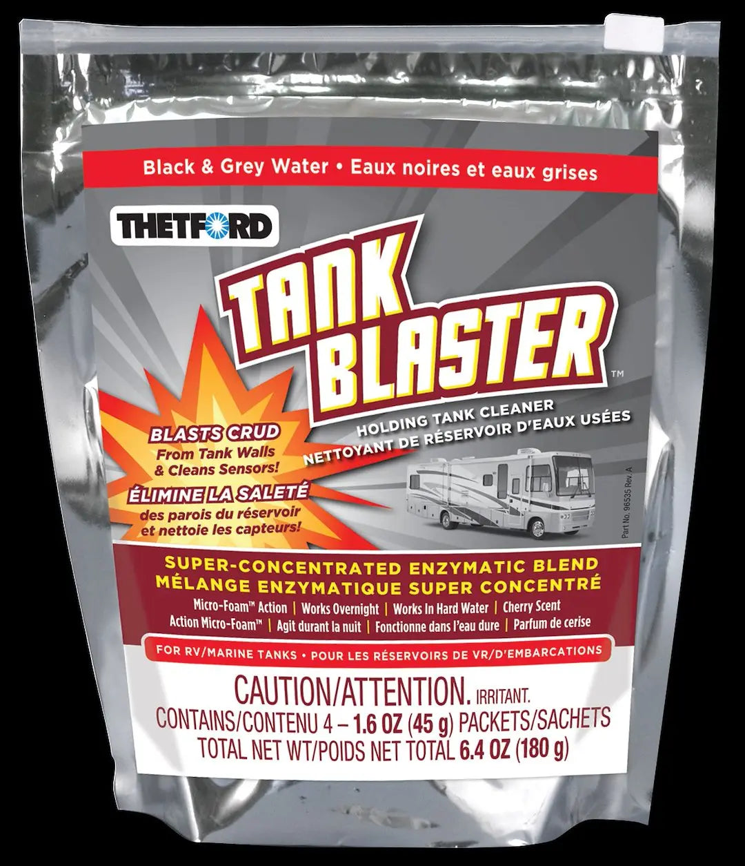 DAVE CARTER 50420 Tank Blaster Bilingual - Heavy-Duty Cleaning Solution