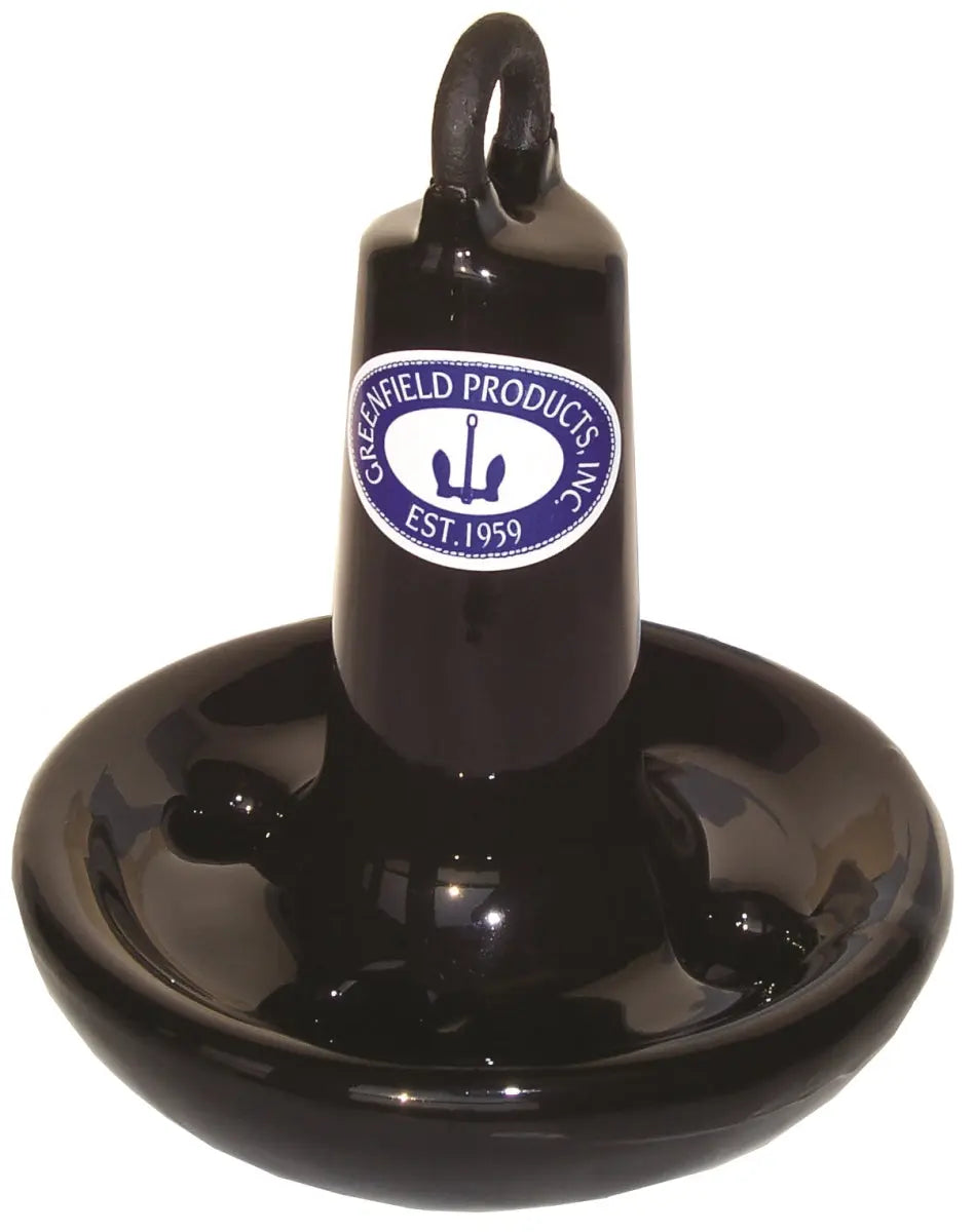 Greenfield 510B Mushroom Anchor, 10 lb Black – Heavy Duty Marine Anchor for Secure Mooring