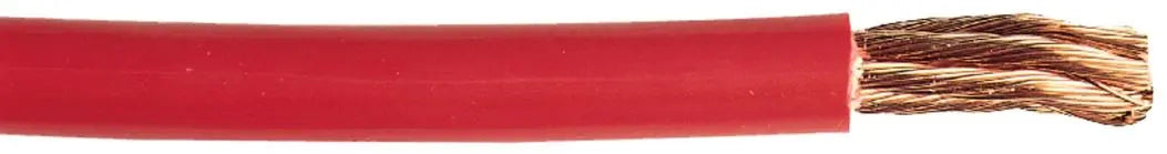 EAST PENN 04608 4 Gauge 100-ft Red Welding Wire for Heavy-Duty Applications