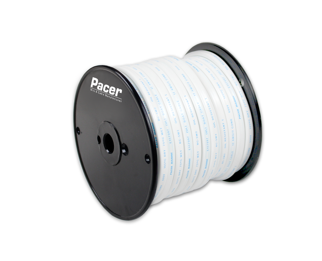 Pacer 12/2 UL Boat Cable, Red, 100 Feet - W122RYW100