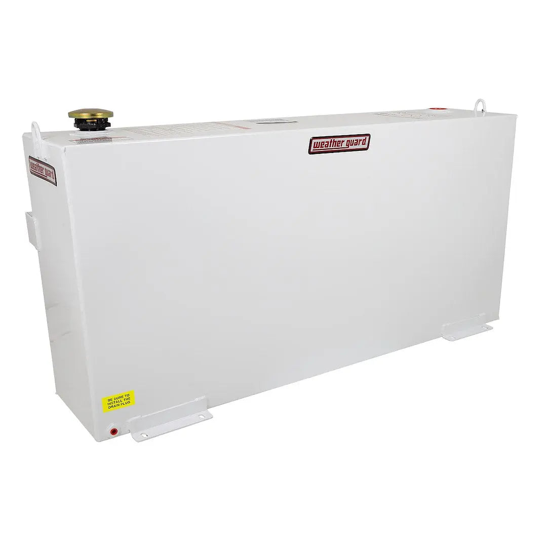 WeatherGuard 359302 50-Gallon White Transfer Tank Column for Commercial Vehicles
