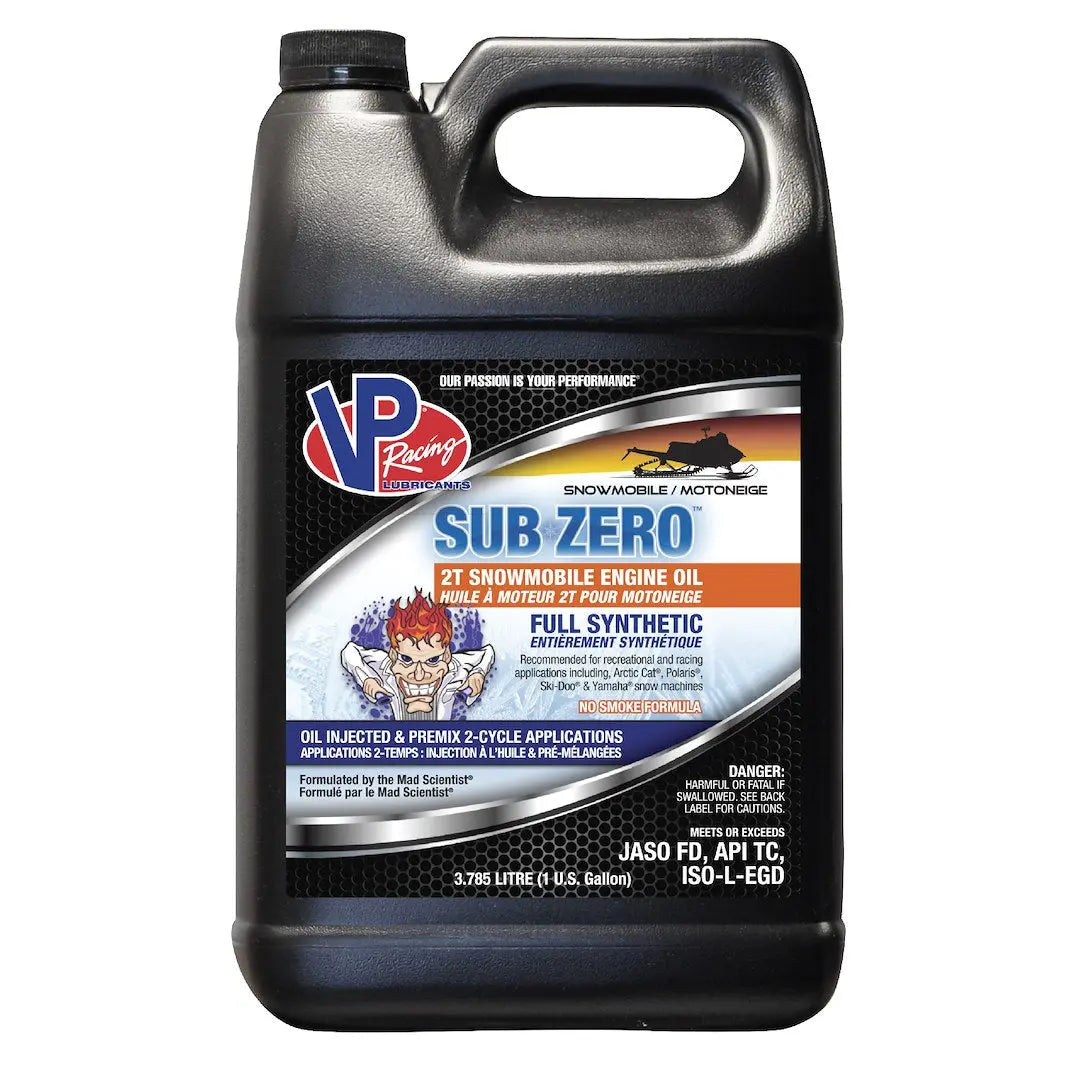 VP FUEL Sub-Zero Syn 2T Snowmobile Oil Gallon (Part VP7110004)