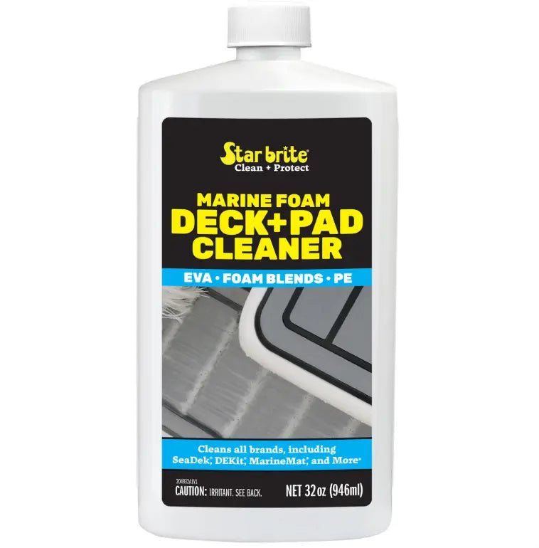Star Brite Marine Foam Deck and Pad Cleaner 32 oz - Effective Boat Surface Cleaner