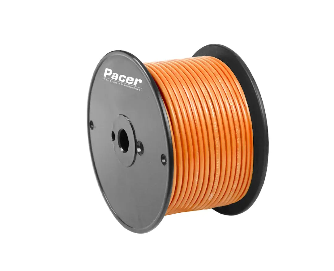 Pacer 16 AWG UL and TC Rated Wire, 100 Feet Roll - WUL16OR100