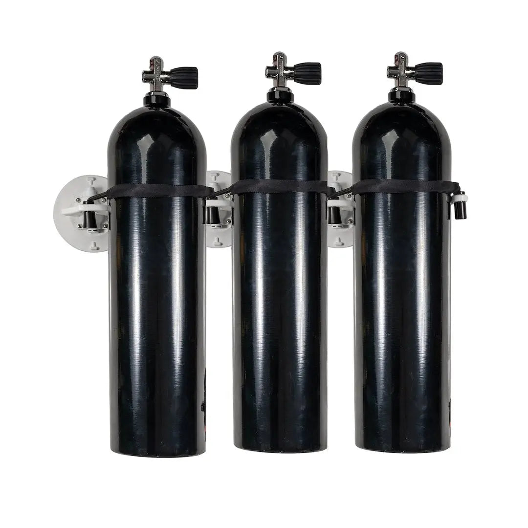 Seasucker MD5534 3-Tank Rack for Secure Marine Storage