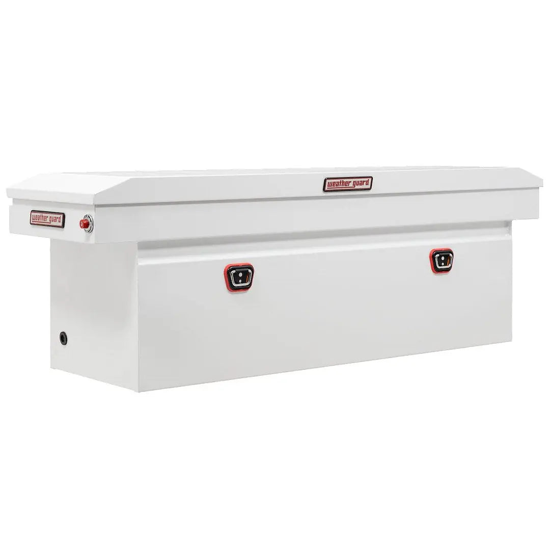 Weather Guard FS Deep Saddle Steel White with Part Number 128303