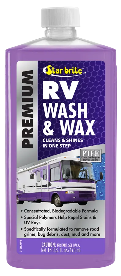 Star Brite RV Wash & Wax 16 oz - Easy Boat and RV Cleaning Solution