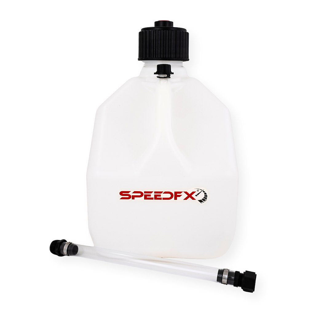 SpeedFX 3-Gallon White Utility Jug - Durable Plastic Container for Versatile Use