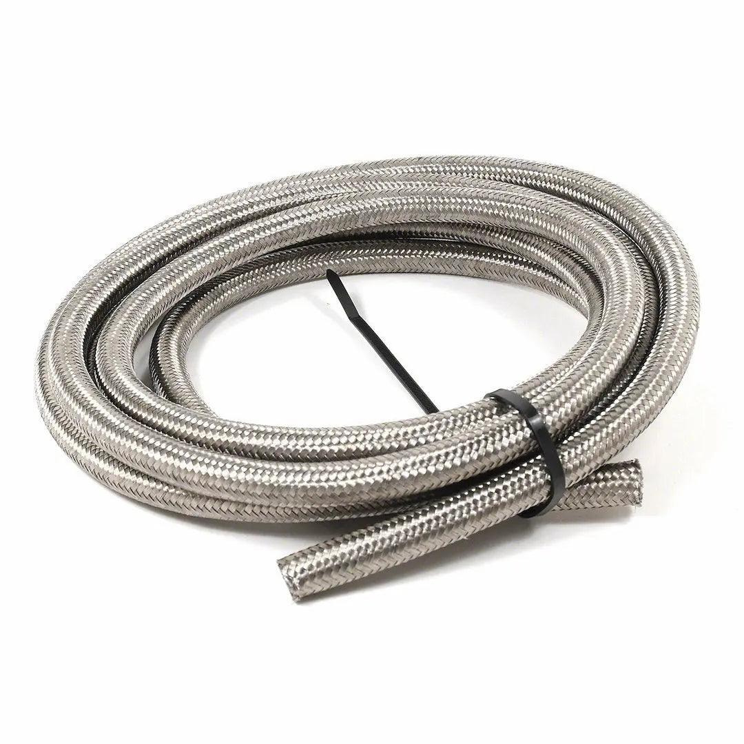 SpeedFX Double Braided Stainless Steel Racing Hose -10AN x 20' by SpeedFX