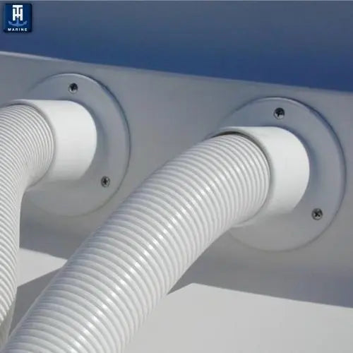 T-H Marine 2' White Rigging Flange RF2DP for Marine Applications