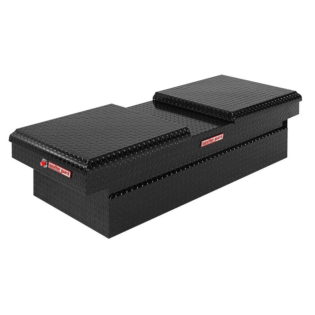 WeatherGuard Aluminum Cross Box - Durable Truck Bed Storage Solution
