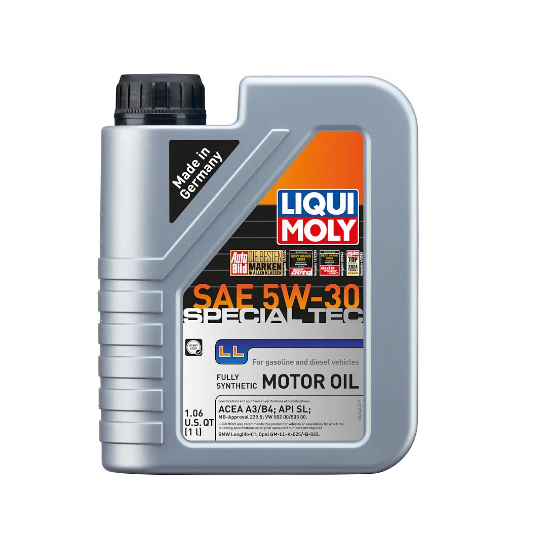LIQUI MOLY Special Tec LL 5W-30 Synthetic Motor Oil - 1 Quart Bottle