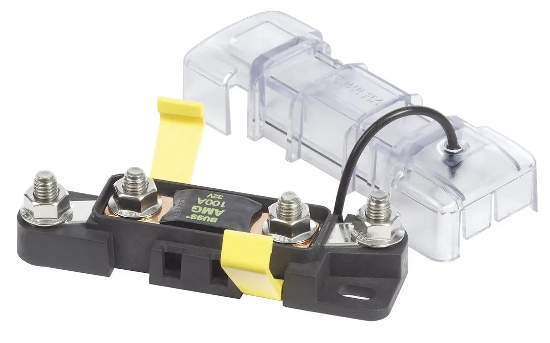 Blue Sea Systems 7721BSS Fuse Block Safety for Marine and Automotive Applications