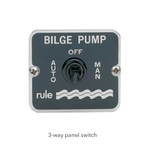 RULE Deluxe Panel Switch 12V - Reliable Marine and RV Power Control