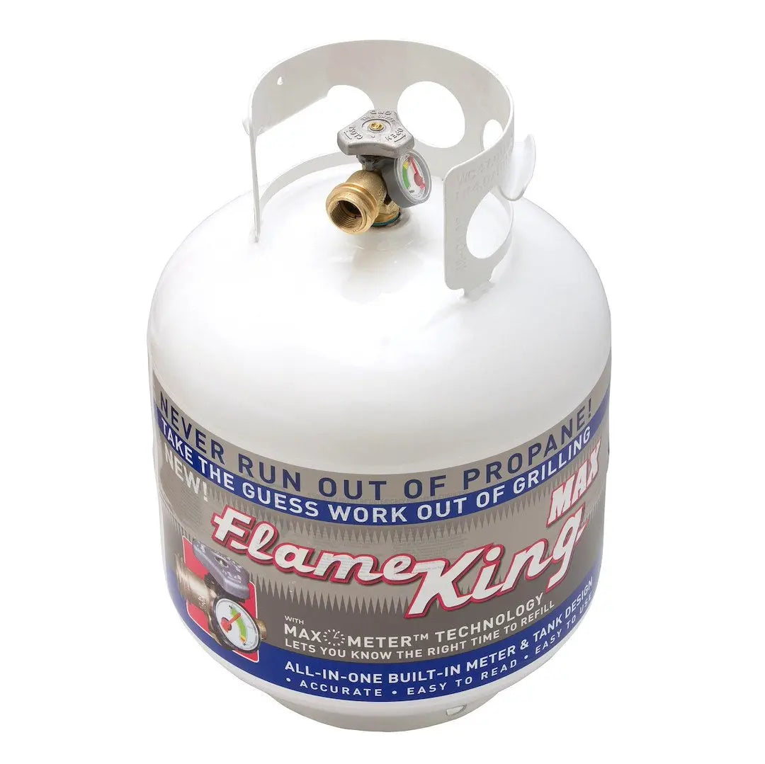 Flame King Max Flame 20 lb Steel Gas Cylinder with Durable Construction