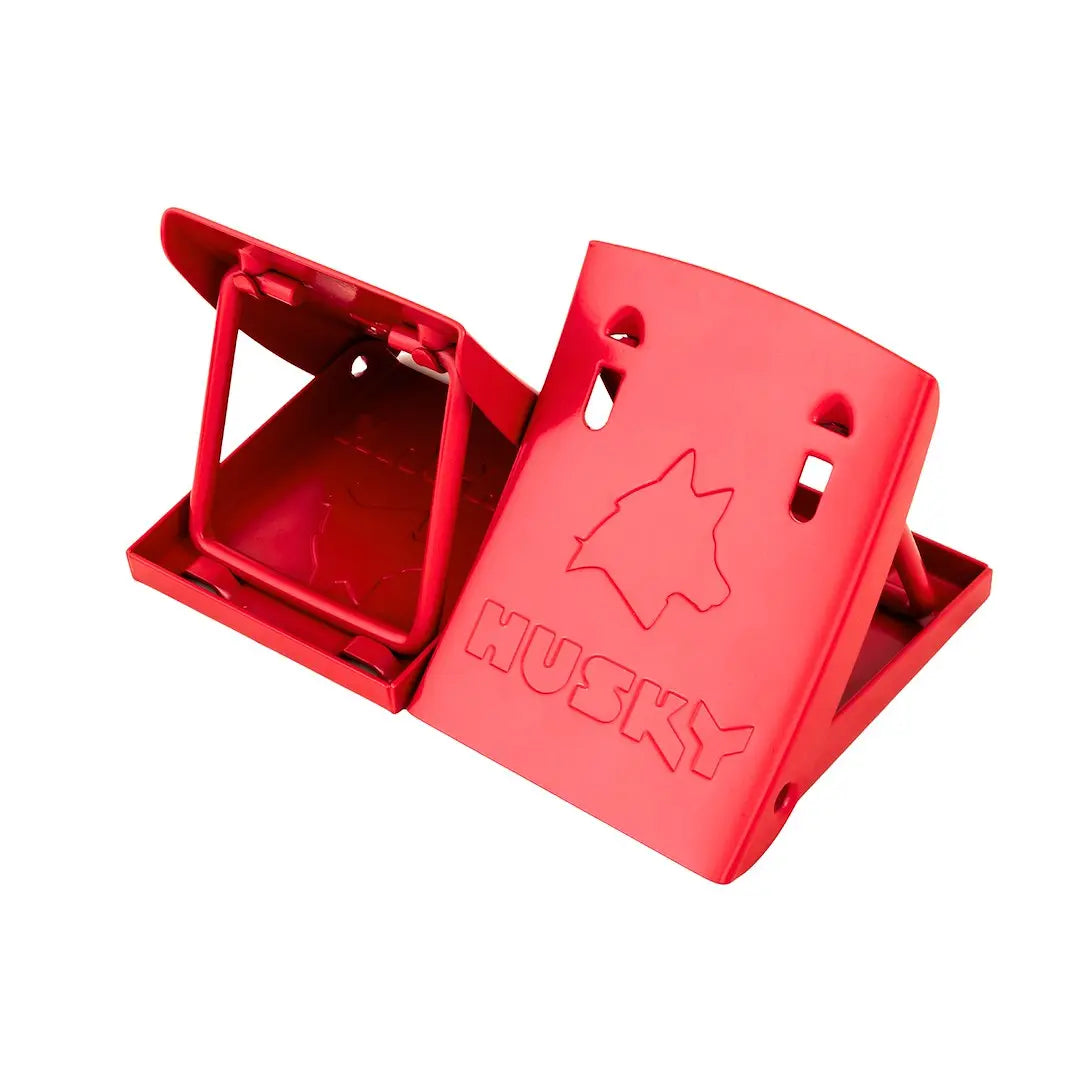 Husky Towing Foldable Wheel Chocks with Case - Durable and Compact Vehicle Safety Gear